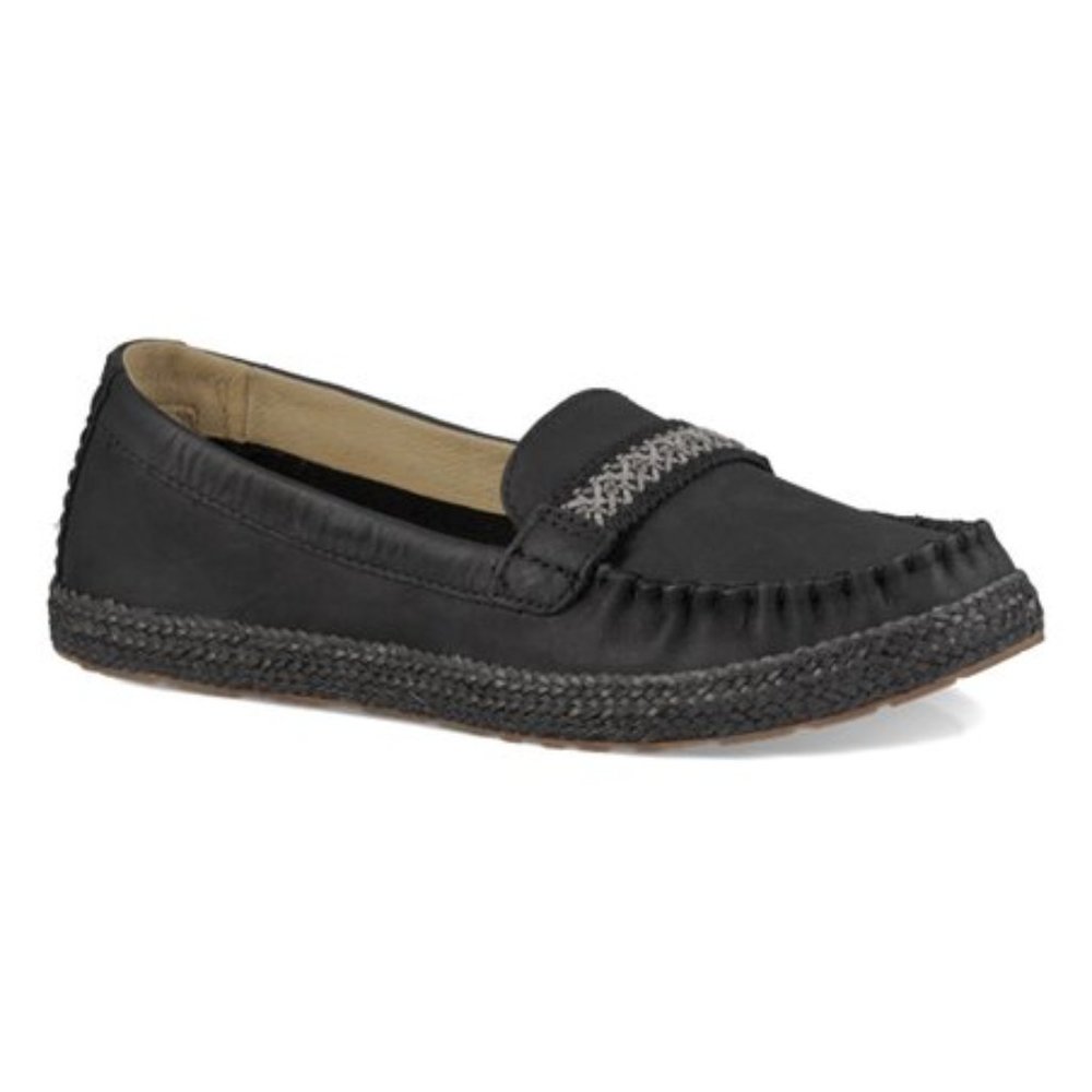 Ugg Black Leather Loafers